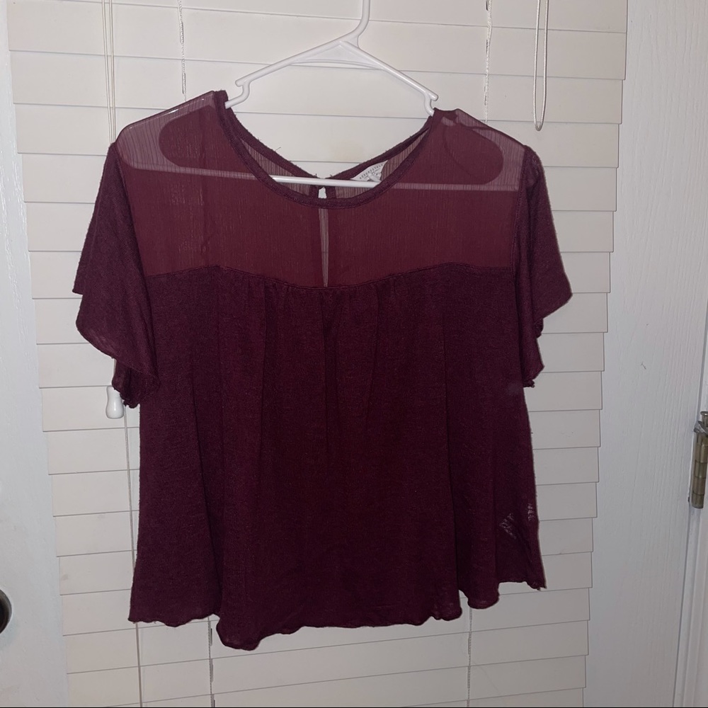 Maroon Shirt